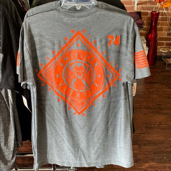 Men’s reflective active wear T-shirt - Picture 2 of 2